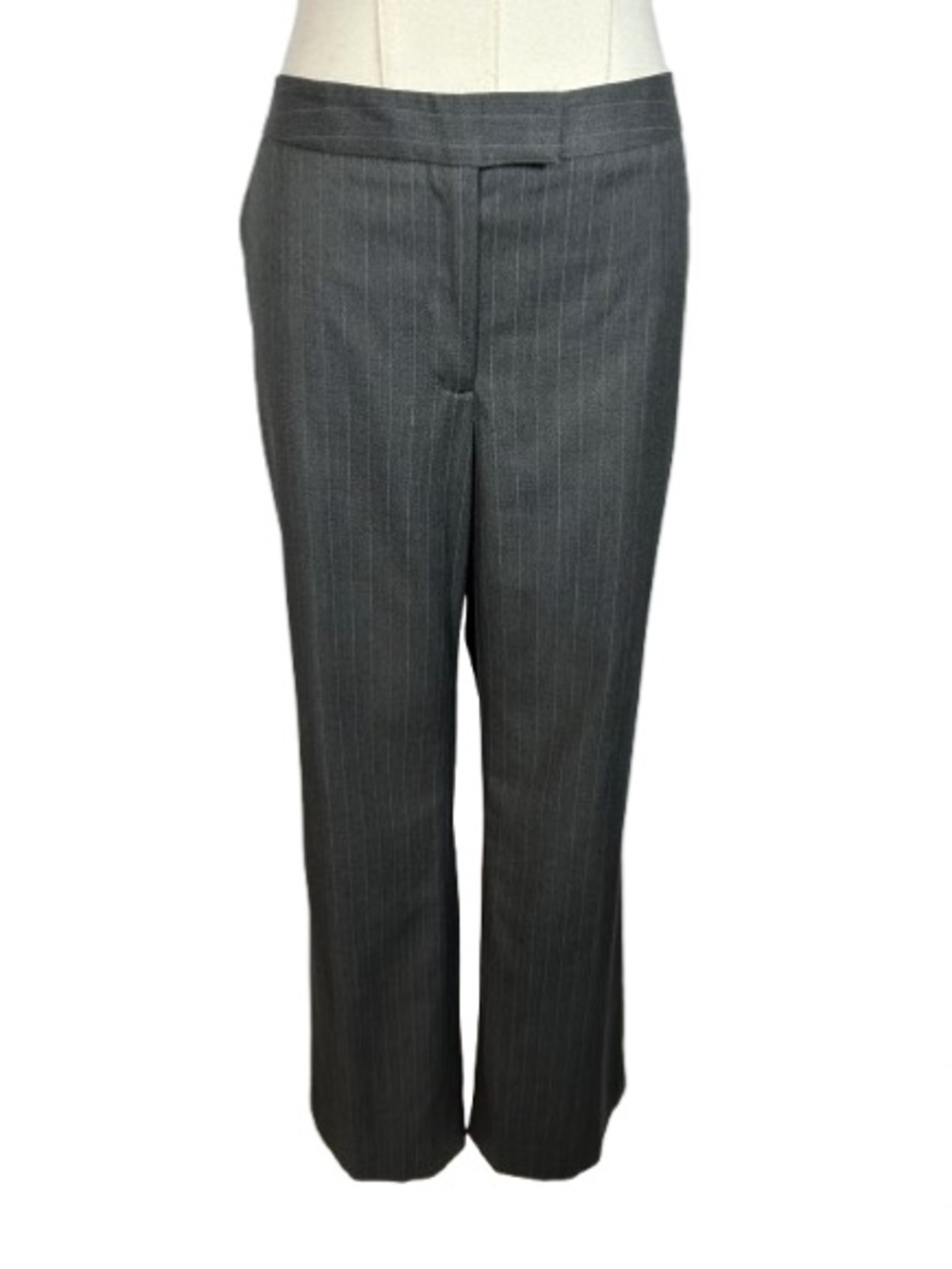 Calvin Klein Charcoal Pinstripe Dress Pants